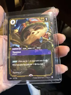Riftbound League of Legends TCG Teemo Promo Card 197/298 English NM - Image 3
