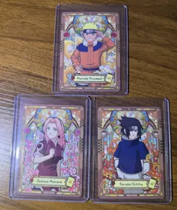 Naruto Kayou SP Card Set x3 Naruto Sasuke Sakura Heaven Scroll NRSA EN - Image 1