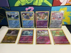 Pokemon TCG Reverse Holo Lot 8 Cards Sun Moon Era LP - Image 1