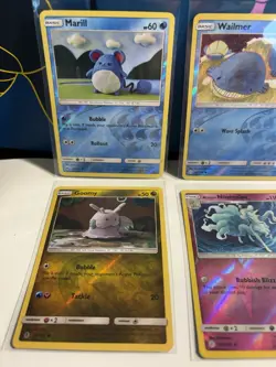 Pokemon TCG Reverse Holo Lot 8 Cards Sun Moon Era LP - Image 2