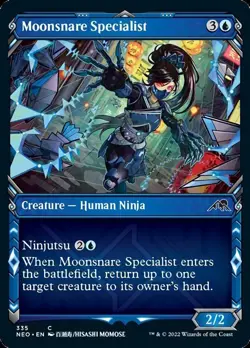3XMoonsnare Specialist (Showcase Ninja) [Kamigawa: Neon Dynasty] - Image 1