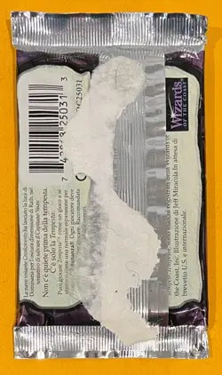 MTG TEMPEST Booster Pack (Italian) Sealed (OldManMTG 008-788) - Image 2
