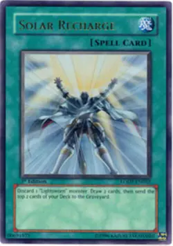 Yugioh! LP Solar Recharge - LODT-EN052 - Ultra Rare - Unlimited Edition Lightly - Image 1