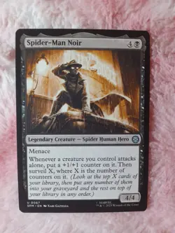 MTG Spider-Man Noir #0067 - Marvel's Spider-Man - Magic: The Gathering Regular - Image 1