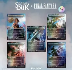 2XMagic the Gathering Final Fantasy Secret Lair Weapons FOIL ENGLISH SEALED MTG - Image 1