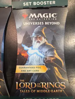 MTG English The Lord of the Rings 4 x Set booster packs LOTR New Factory Sealed - Image 3