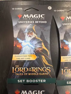 MTG English The Lord of the Rings 4 x Set booster packs LOTR New Factory Sealed - Image 5