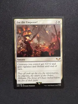 FOR THE EMPEROR! Universes Beyond: Warhammer 40,000 - Magic: The Gathering- NM/M - Image 1
