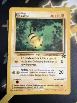 Pokemon Pikachu TCG Black Star Promos Card #27 Regular Promo - Image 1