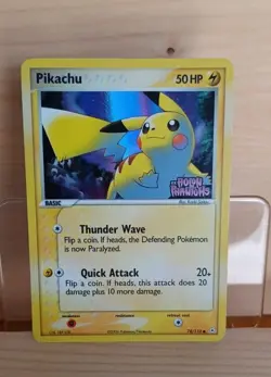 Pikachu 78/110 Holon Phantoms Reverse Holo Stamped Pokemon TCG - Image 1