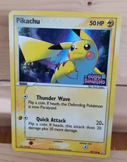 Pikachu 78/110 Holon Phantoms Reverse Holo Stamped Pokemon TCG - Image 3