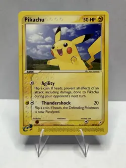Pikachu 43/95 Regular EX Team Magma vs Aqua 2004 Pokemon Card LP - Image 1