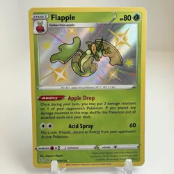 Flapple SV013/SV122 Shiny Vault Rare Shining Fates Pokemon TCG - Image 1
