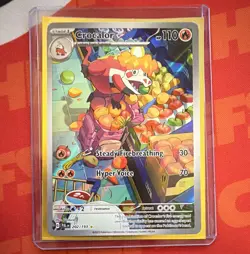 Pokemon Crocalor 202/193 Paldea Evolved Illustration Rare IR - NM & SHIPS FAST! - Image 1