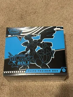 Pokemon TCG Scarlet & Violet Black Bolt Elite Trainer Box ETB New Sealed - Image 1