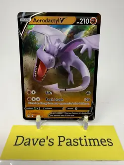 Aerodactyl V #92/196 Pokemon Lost Origin Sword & Shield Rare - Image 1