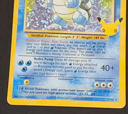 Blastoise 2/102 Holo Rare Pokemon 25th Anniversary Celebrations Pack Fresh - Image 3