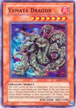 Yamata Dragon - DB2-EN179 - Super Rare - Unlimited Edition x1 Heavily Played - Image 1