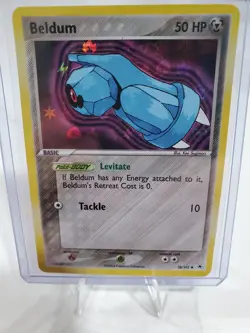 Pokemon Beldum Holo Rare 28/101 (2004) EX Hidden Legends LP Pokemon TCG - Image 2