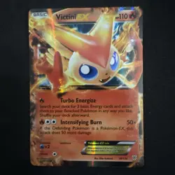 Victini EX Holo Ultra Rare Plasma Storm 18/135 NM Pokemon - Image 1