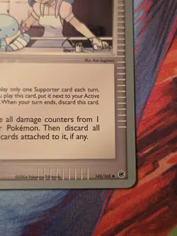 Pokemon Nurse 145/165 2004 (Chris Fulop) Uncommon World Championship Deck NM! - Image 4