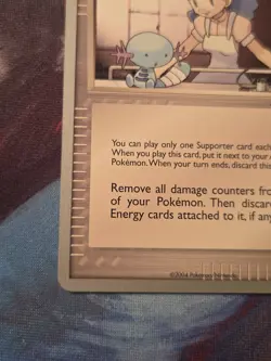 Pokemon Nurse 145/165 2004 (Chris Fulop) Uncommon World Championship Deck NM! - Image 5