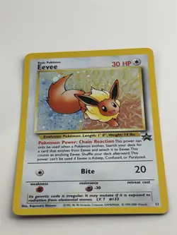 Eevee 11/53 Wotc Black Star Promo Holo Pokemon NM/LP - Image 5