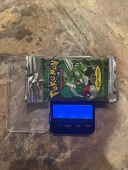 NEW FACTORY SEALED 1999 POKEMON JUNGLE SCYTHER UNPUNCHED HANG TAB PACK 🔥 - Image 1