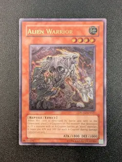 Alien Warrior (UTR) POTD-EN027 Ultimate Rare Unlimited Edition LP/MP Read - Image 1