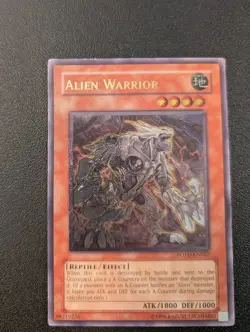 Alien Warrior (UTR) POTD-EN027 Ultimate Rare Unlimited Edition LP/MP Read - Image 2