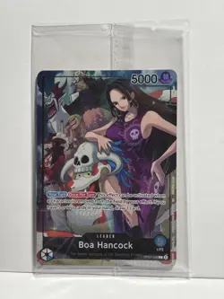 One Piece Boa Hancock OP07-038 PSA Magazine Exclusive Promo Sealed Leader - Image 1