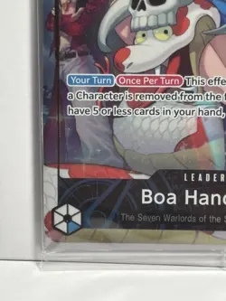 One Piece Boa Hancock OP07-038 PSA Magazine Exclusive Promo Sealed Leader - Image 5