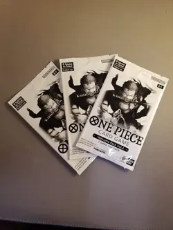 One Piece TCG Welcome Pack Vol.2 x3 Packs – Sealed – English - Image 1