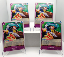Streusen Playset - OP11-074 x4 - A Fist of Divine Speed - One Piece TCG - Image 1