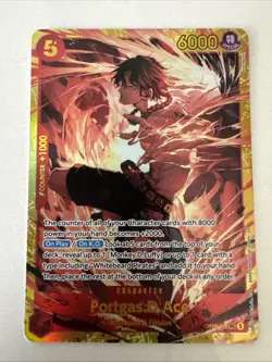Portgas.D.Ace (118) OP16-118 The Time of Battle Foil NM/M One Piece - Image 1