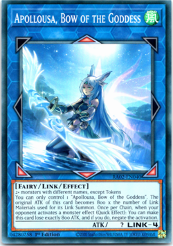 Apollousa, Bow of the Goddess RA02-EN040 Super Rare 1st Edition Yugioh - Image 1