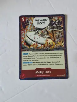 Moby Dick OP16-021 Rare The Time of Battle One Piece Foil Near Mint - Image 1