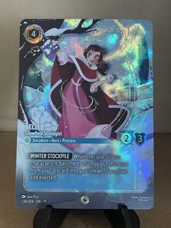 Disney Lorcana Winterspell Belle Snowfield Strategist Enchanted 236/204 - Image 1