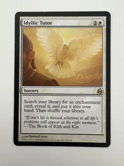 Idyllic Tutor MTG Magic the Gathering Card LP Lightly Played MOR - Image 1