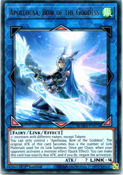 Apollousa, Bow of the Goddess MAMA-EN075 Ultra Rare 1st Edition Yugioh - Image 1