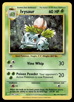 Ivysaur 002/034 Holo Classic Collection Trading Card Game Classic Pokemon NM - Image 1