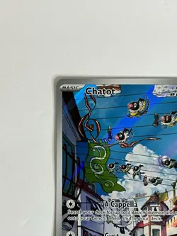 Chatot 181/162 NM Pokemon Temporal Forces Illustration Rare Card Pokemon TCG - Image 3