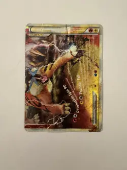 Pokemon TCG Entei & Raikou LEGEND 90/95 91/95 Holo 2-Card Lot Damaged - Image 4