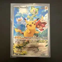 Pokemon Pikachu TCG Scarlet & Violet Promo Holo Card SVP027 - Image 1