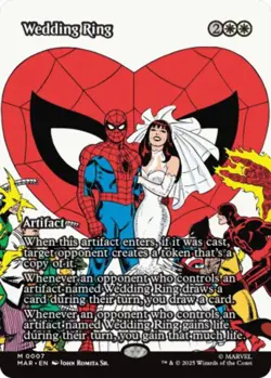 FOIL Wedding Ring - #007 Mythic Marvel's Spider-Man MARVEL Universe - Image 1