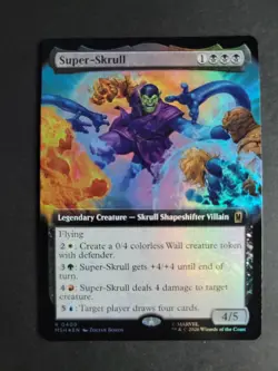 Super-Skrull (Extended Art Foil) Rare MTG Marvel Super Heroes - Image 1