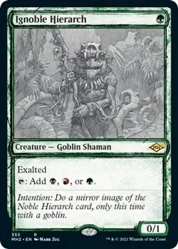 Magic The Gathering MTG IGNOBLE HIERARCH SHOWCASE Modern Horizons 2 NM Near Mint - Image 1