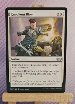 MTG: Knockout Blow 020/281 - Streets of New Capenna - NM Condition - Image 1