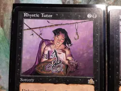 Rhystic Tutor Prophecy Rare X2 (PANGOLIN MTG) X2 BOTH MP-/ HP+ See Pics! - Image 2