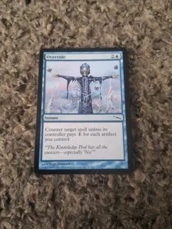 Magic the Gathering "Override" Mirrodin 7 card Set NM - Image 1